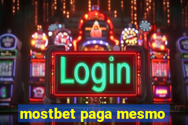 mostbet paga mesmo